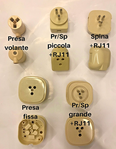 Presa spina telefonica - spina,